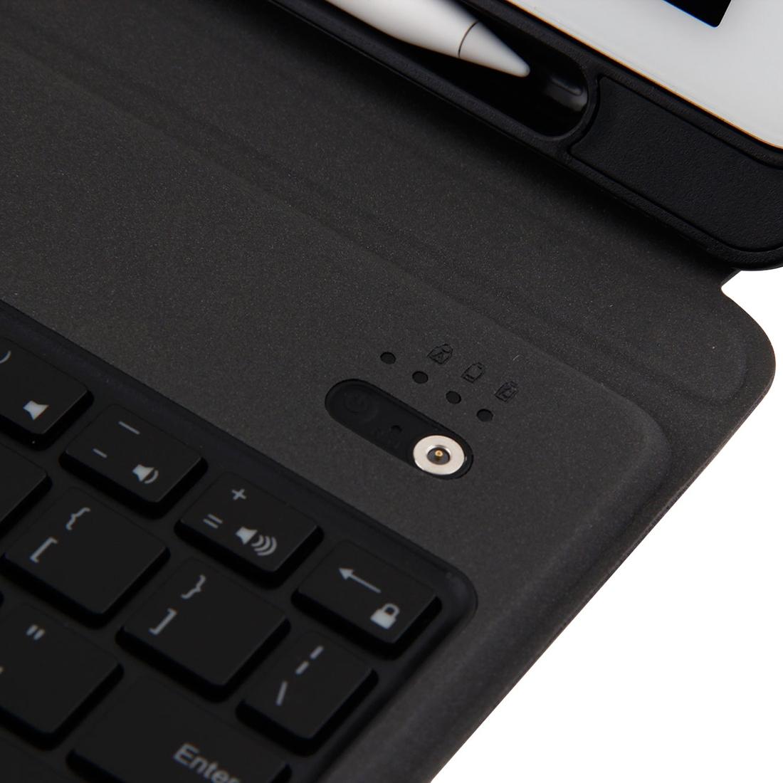 Bluetooth Keyboard & Leather Tablet Case For Ipad Air / Pro 9.7 - Detachable Ultra-Thin Multi-Angle Backlit - Pink