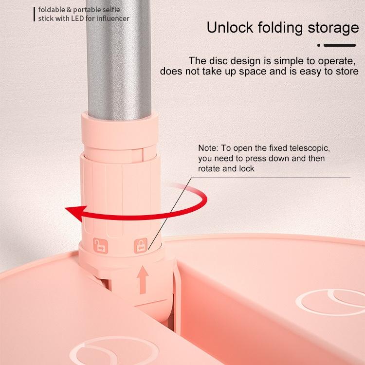 Portable Live Light Holder - Wk Wt-p11 - Pink