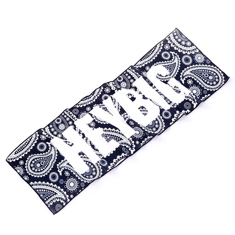 Quick Drying Gym Towel For Sports - Black Man Dumbbell