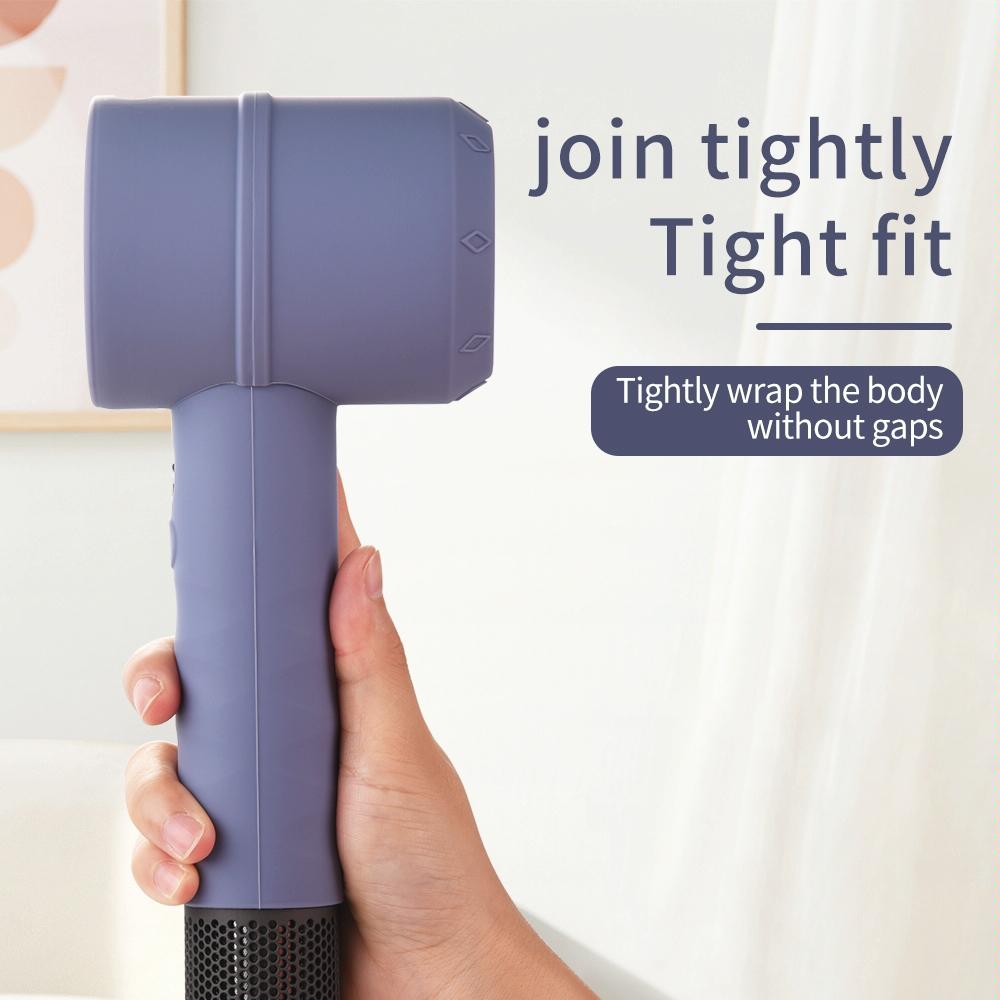 Shockproof Silicone Case For Dyson Hair Dryer - Midnight Blue