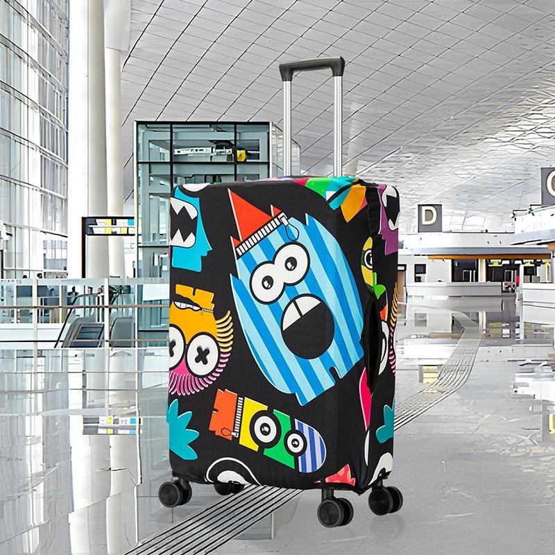 Thick Elastic Luggage Cover for Outdoor Travel - Fits 22-24 Inches - T-022 - L (22-24 Inches)