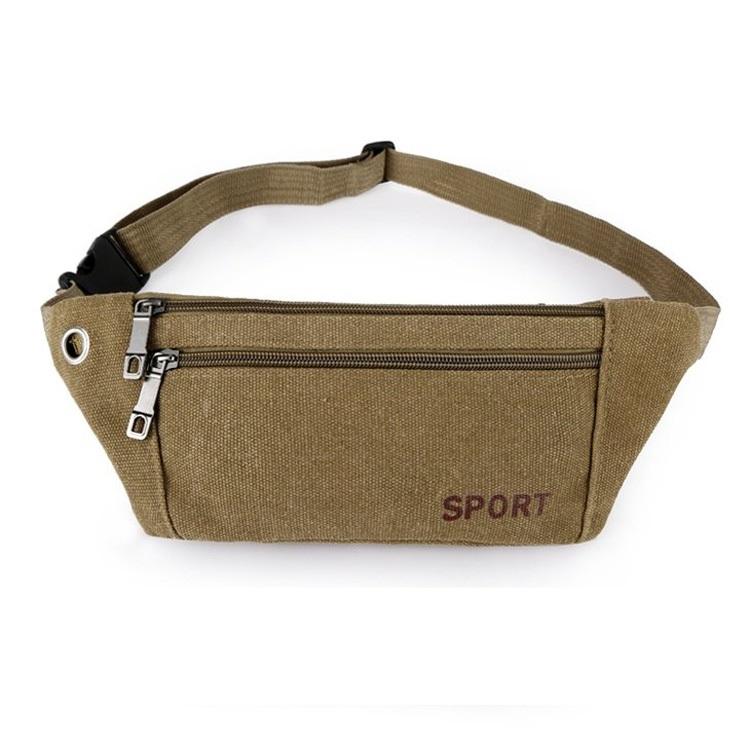 Versatile Canvas Shoulder Bag - Green