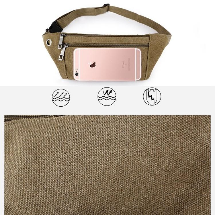 Versatile Canvas Shoulder Bag - Green