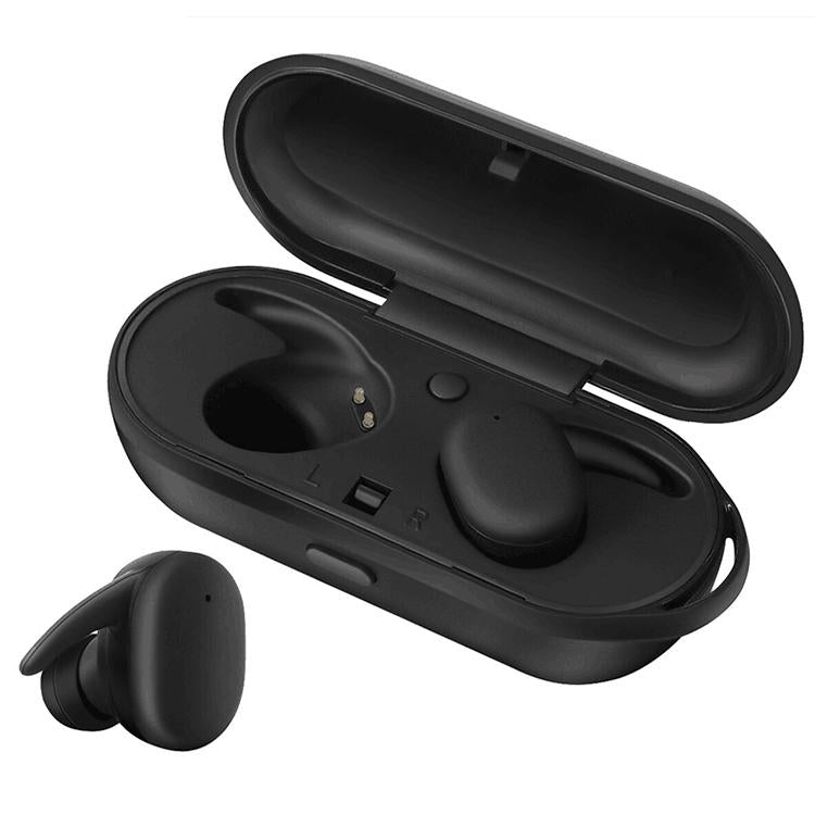 Waterproof Wireless Bluetooth Earphones with Magnetic Charging Box - 300mah - Green