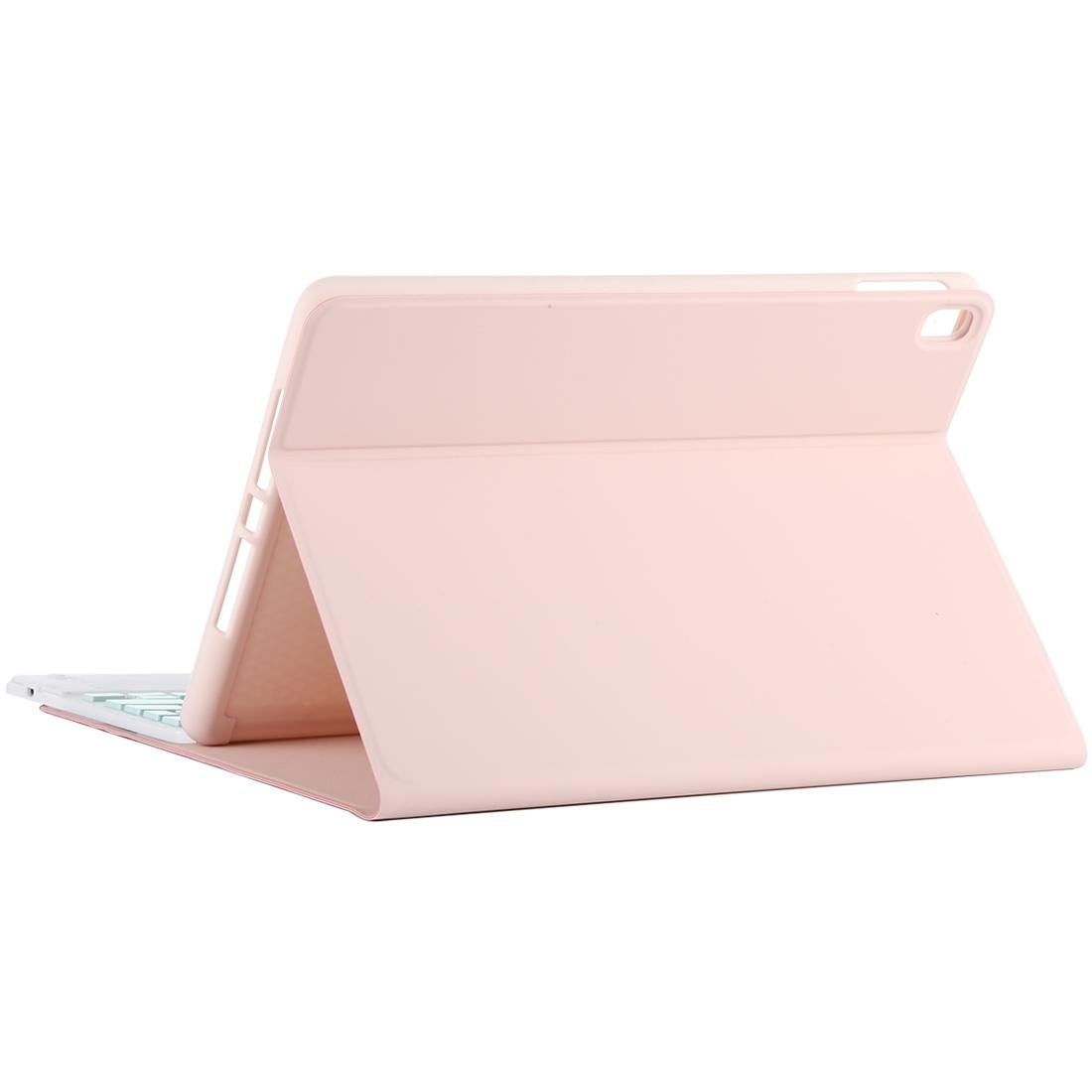 Bluetooth Keyboard & Tablet Case For Ipad 10.2 / Ipad Air 2019 - Detachable Touch Pad Pen Slot Holder - Microfiber Leather - Dark Green