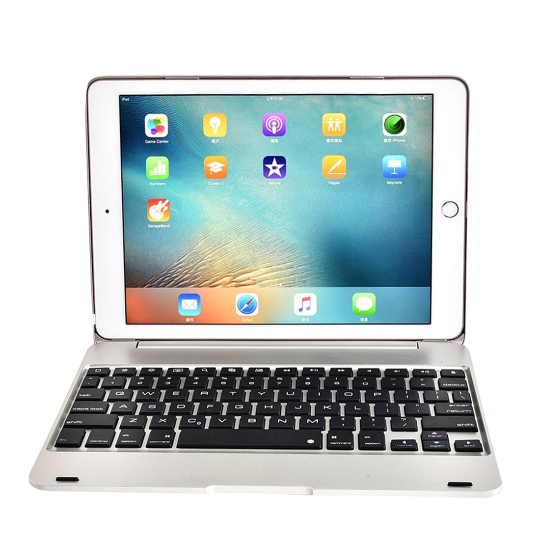 Horizontal Flip Tablet Case With Bluetooth Keyboard For Ipad Pro 9.7 / Ipad Air 2 - Rose Gold