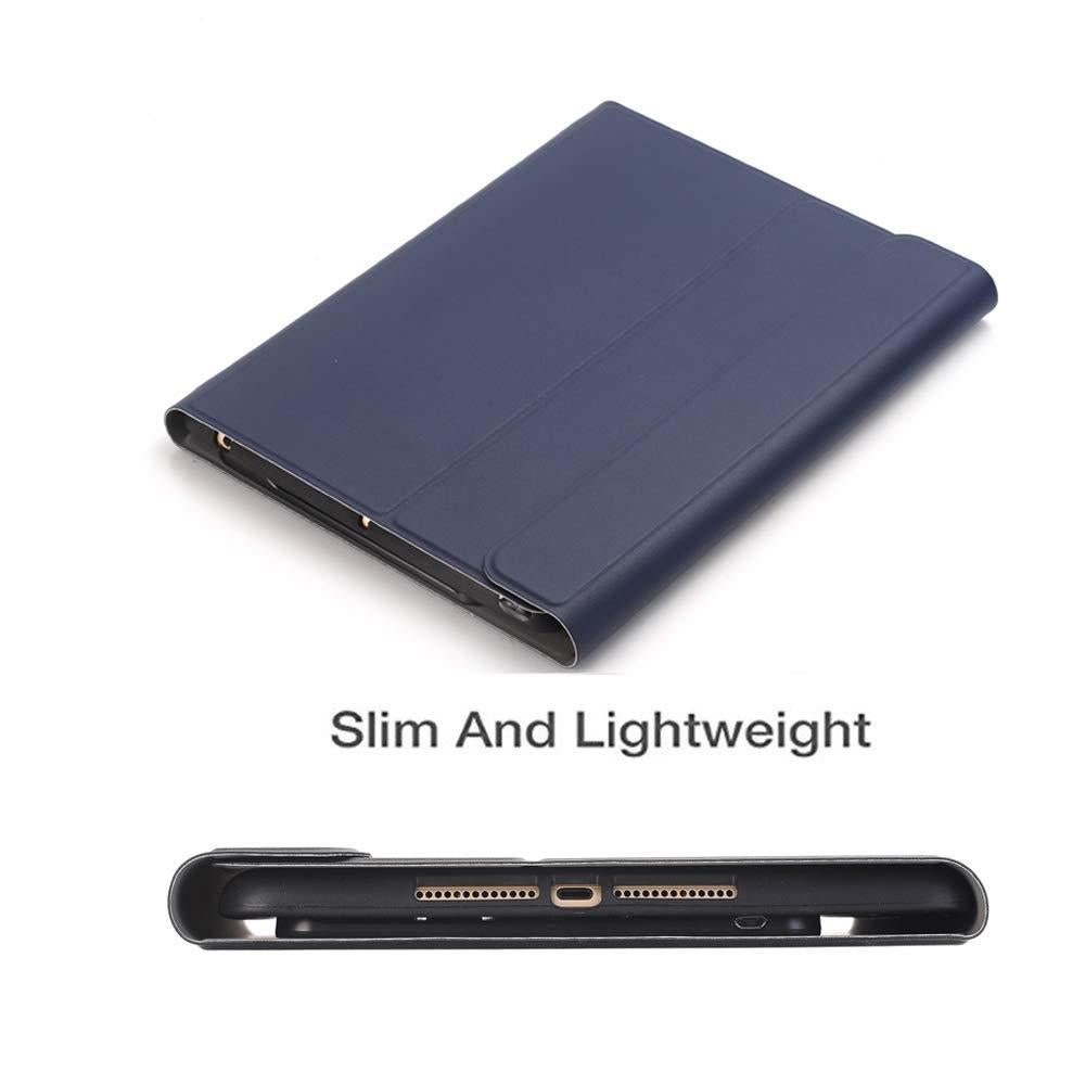 Bluetooth Keyboard & Leather Tablet Case For Ipad Pro / Air 9.7 With Detachable Design & Pencil Holder - Rose Gold