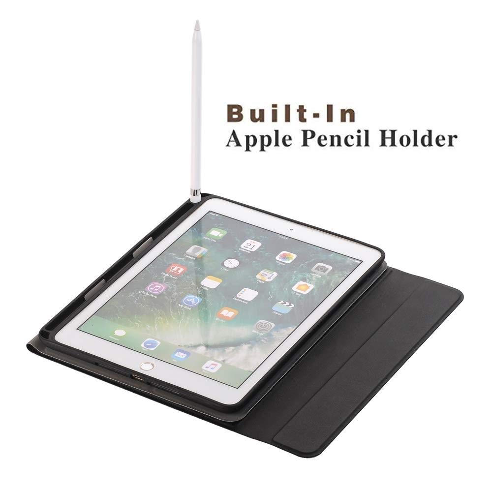 Bluetooth Keyboard & Leather Tablet Case For Ipad Pro / Air 9.7 With Detachable Design & Pencil Holder - Rose Gold