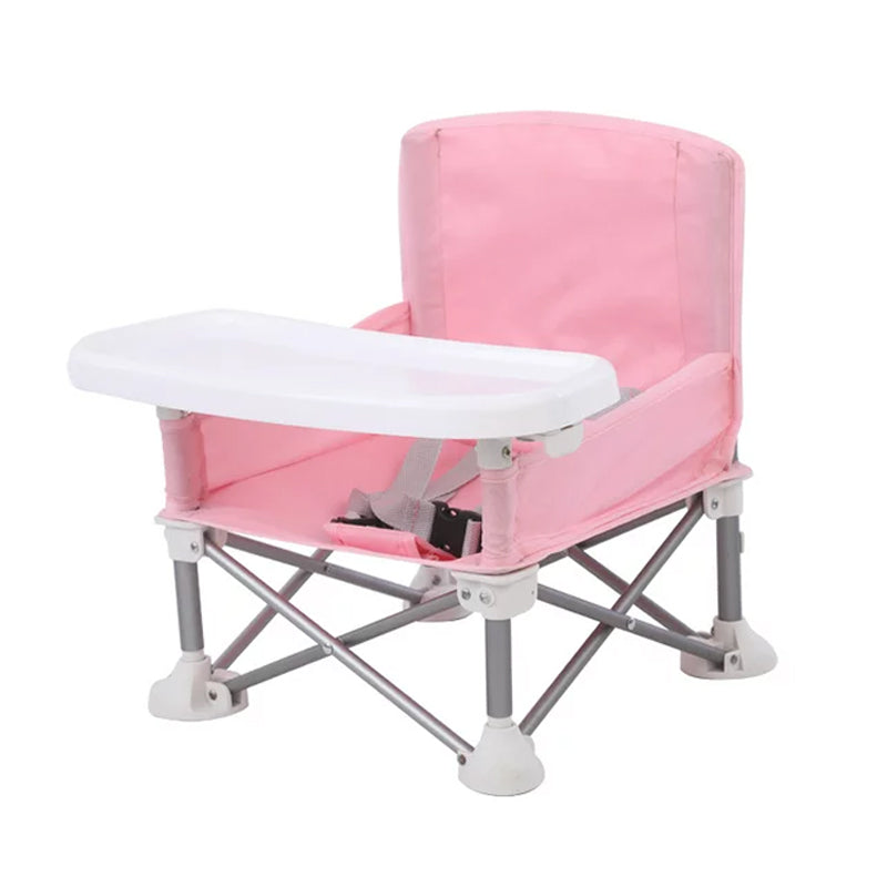 Vibe Geeks Foldable Camping and Dining Chair Outdoor Booster Seat for Toddlers - Green
