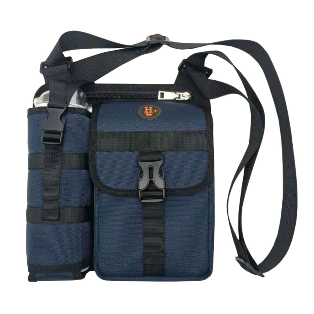 Vibe Geeks Waterproof Camping Wear Resistant Chest Crossbody Sling Shoulder Bags with Water Bottle Holder - Purple