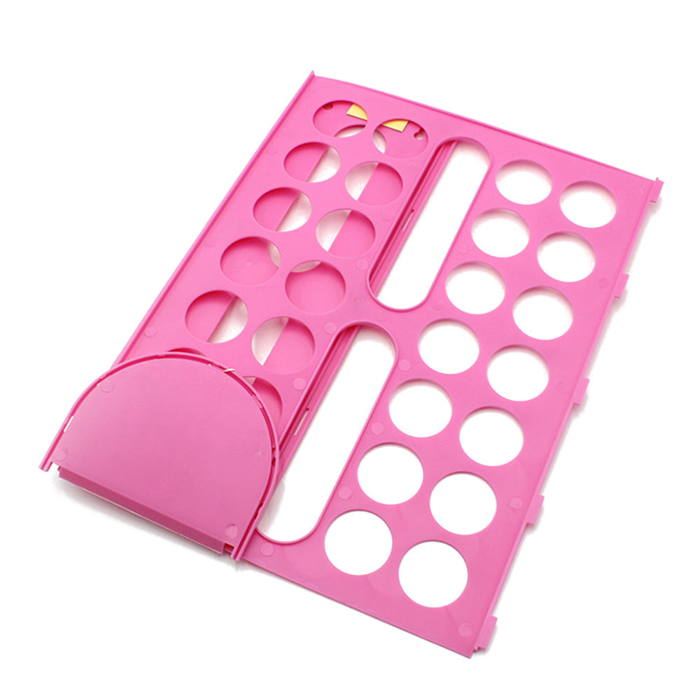 Vibe Geeks Handy Laundry Grocery Bag Storage Holder - Pink