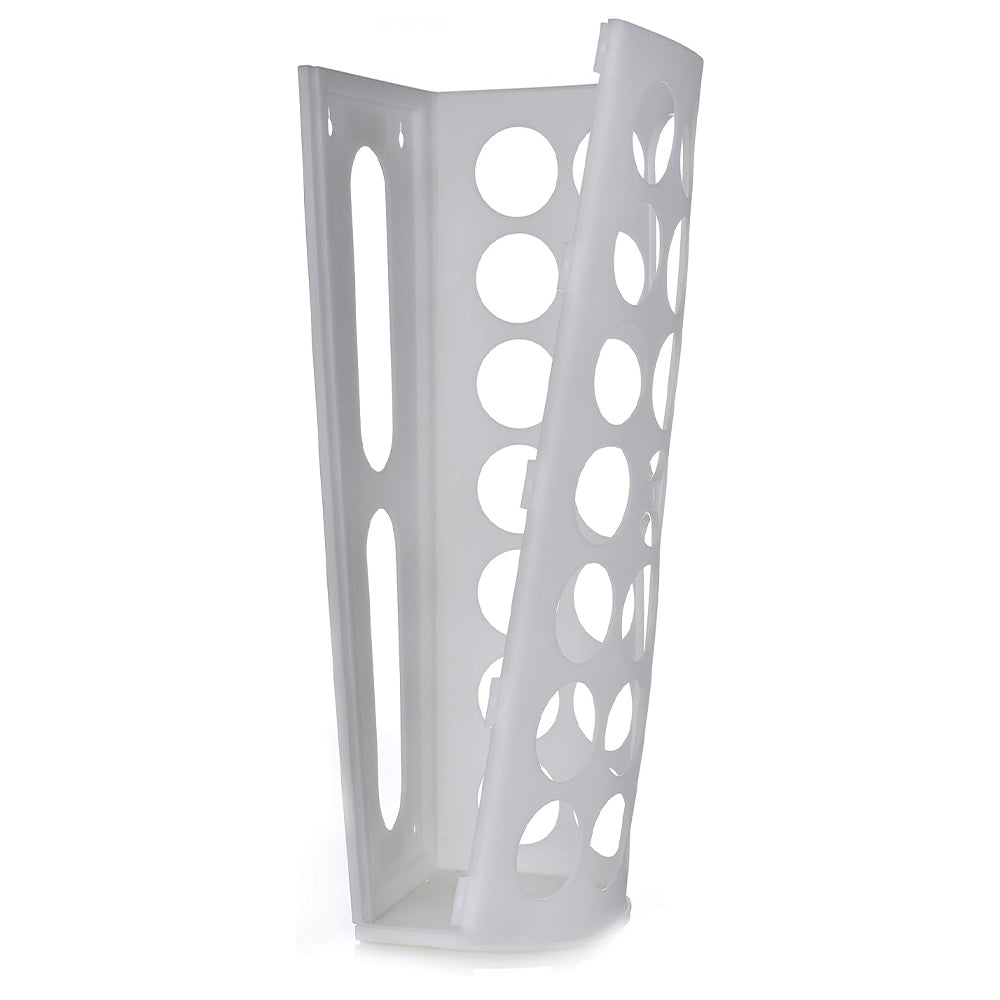 Vibe Geeks Handy Laundry Grocery Bag Storage Holder - White
