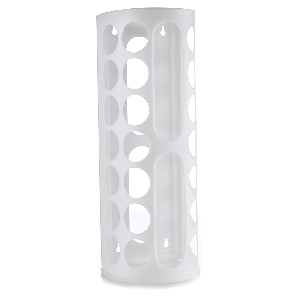 Vibe Geeks Handy Laundry Grocery Bag Storage Holder - White