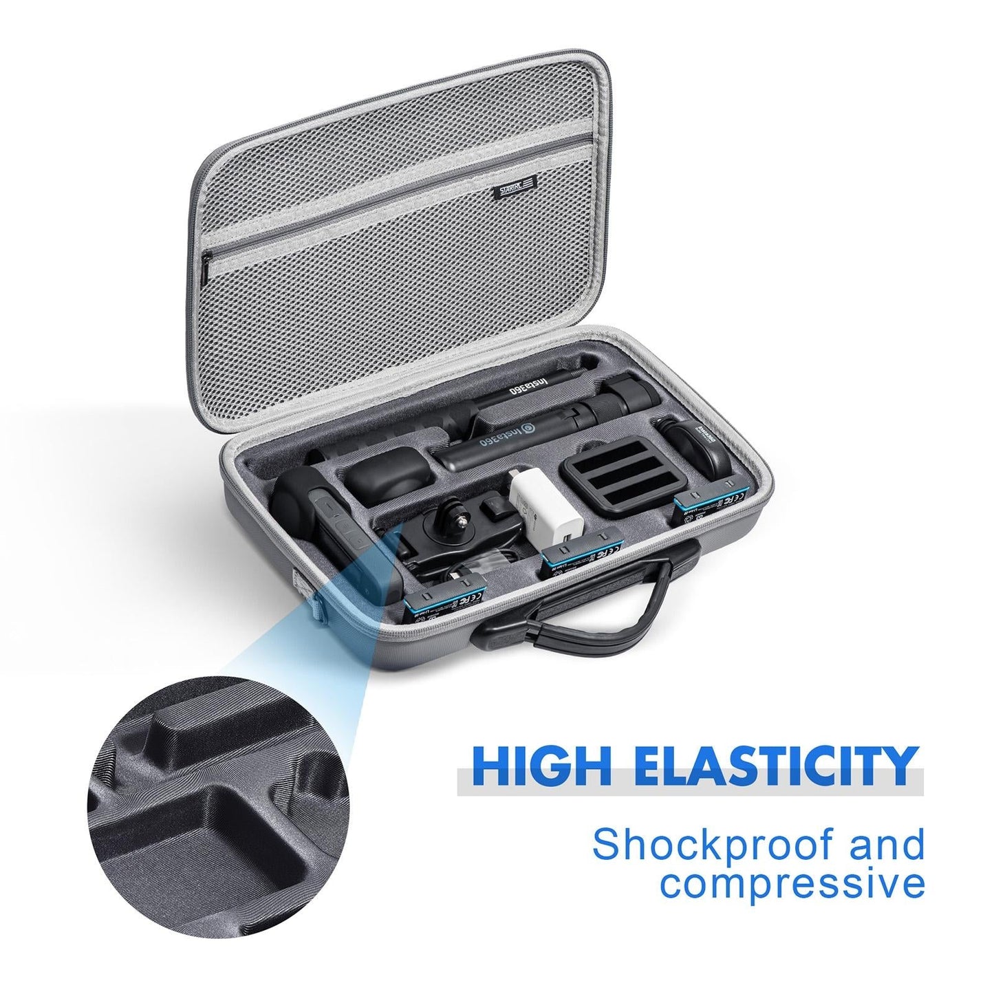 Insta360 one X3 Camera & Accessories Storage Bag - Diamond Texture