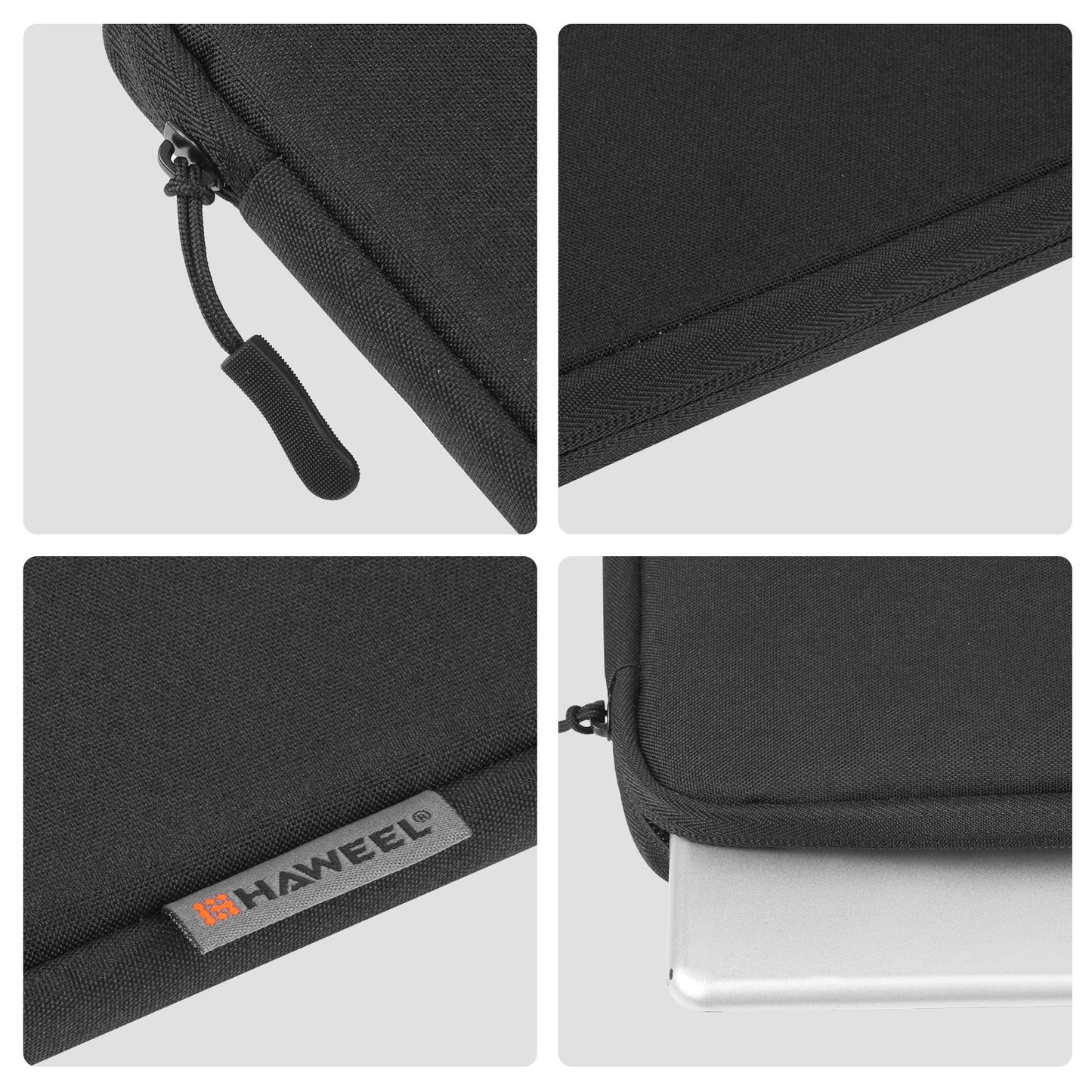 11 Tablet Sleeve Briefcase for 9.7-11.0 Tablets - Zipper Closure - Grey