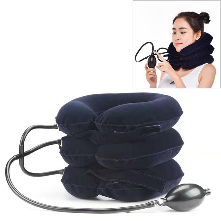 Full Cashmere Cervical Traction Instrument Neck Massage & Support - Grey
