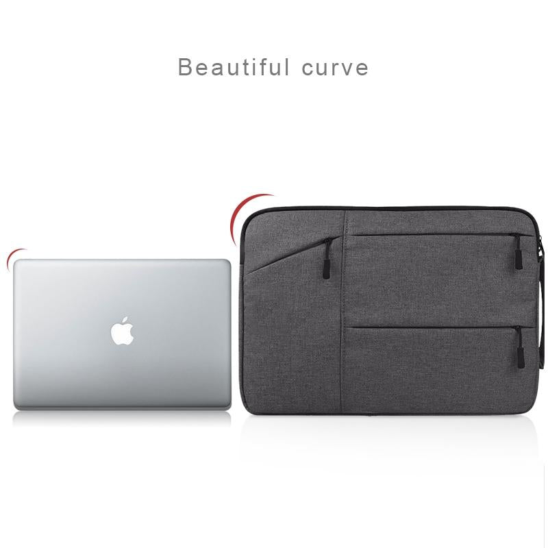 15.6 Inch Laptop Tablet Bag With Multiple Pockets - Portable And Stylish - Hc6579H 15.6 Inch Grey