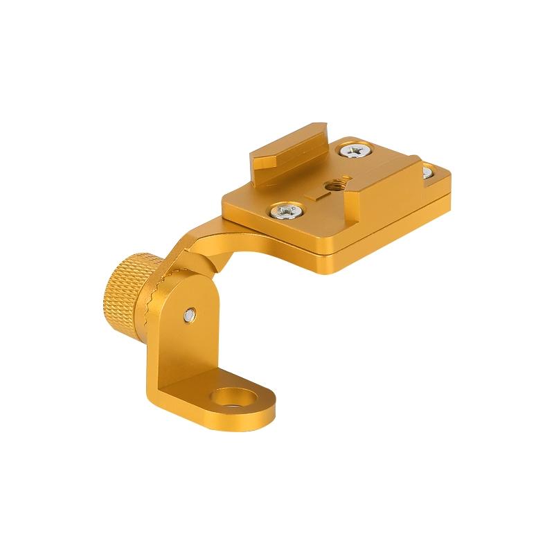 Universal Motorcycle Phone Bracket for Action Cameras - Gold