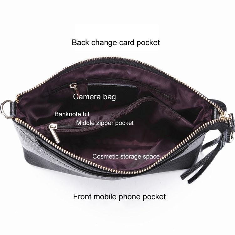 Large Capacity Tassel Shoulder Bag For Women - Jujube Red