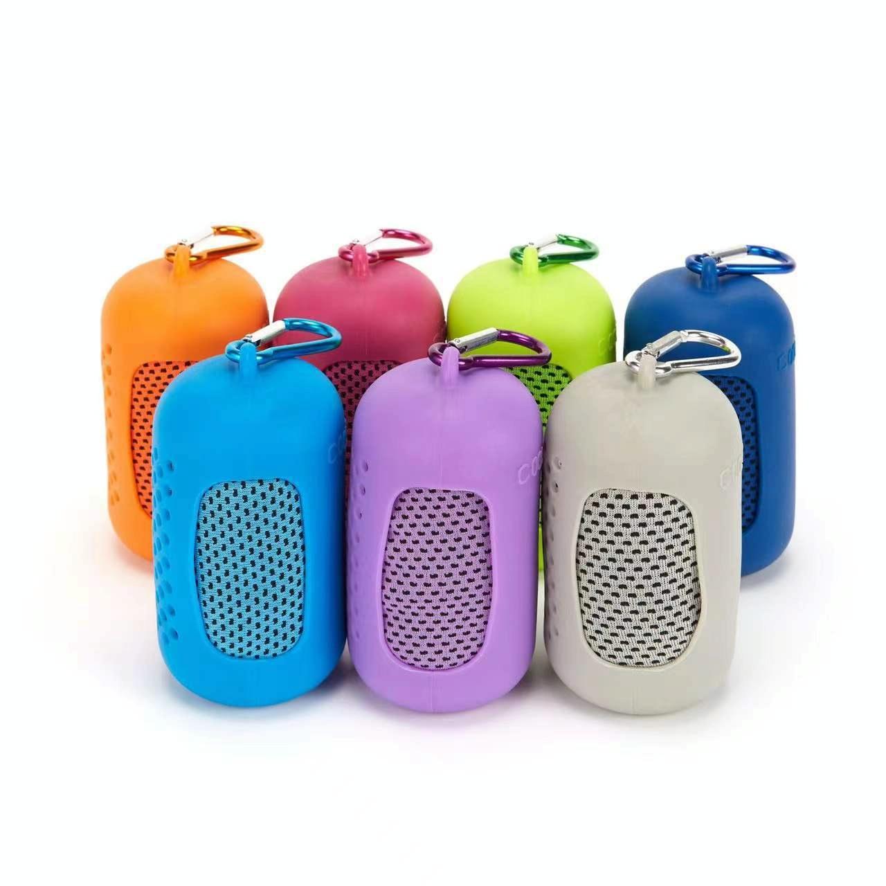 Chill Towel For Summer Workouts - Cylindrical Fruit Green