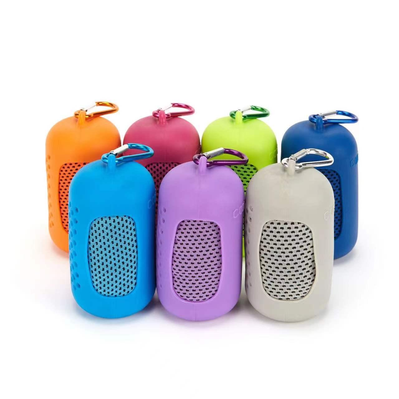 Chill Towel For Summer Workouts - Cylindrical Fruit Green