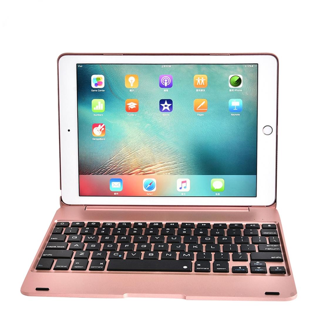 Horizontal Flip Tablet Case With Bluetooth Keyboard For Ipad Pro 9.7 / Ipad Air 2 - Gold