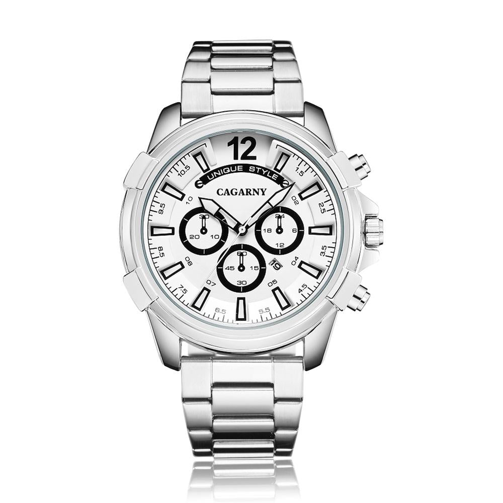 Stainless Steel Waterproof Quartz Watch - Fashionable Design - Wa6884Bj
