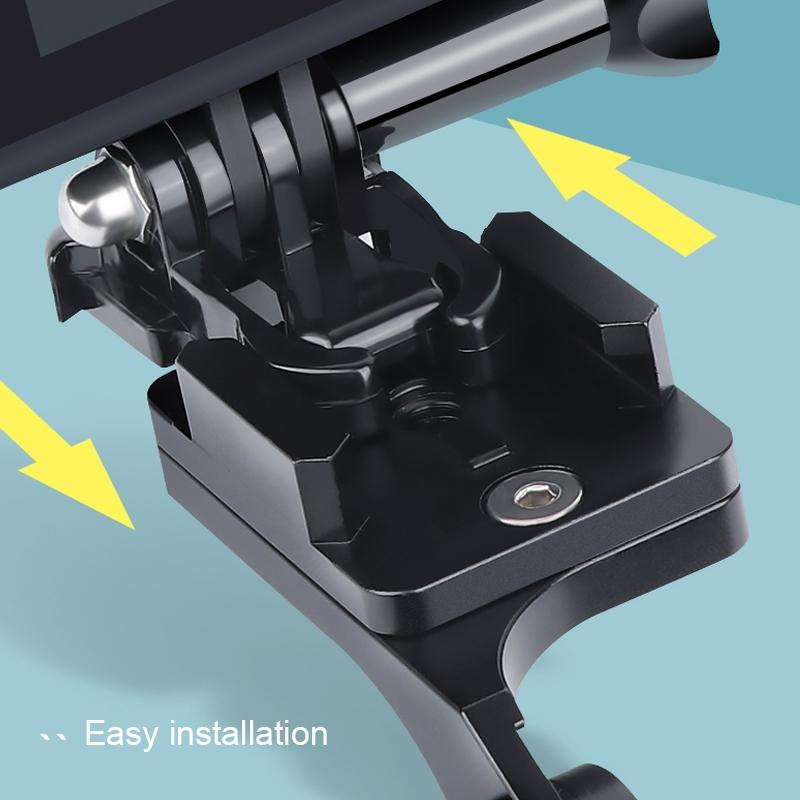 Universal Motorcycle Phone Bracket for Action Cameras - Blue
