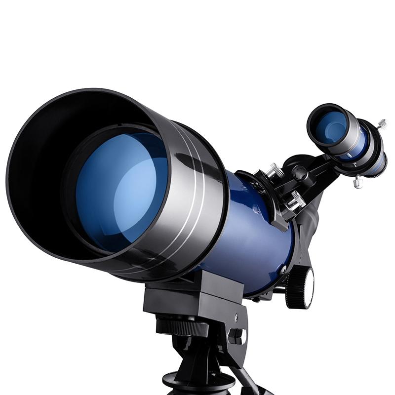 High Definition High Times Astronomical Telescope with Tripod - Blue 16x / 66x70