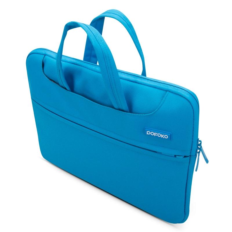 Portable 12 Laptop Bag - Single Shoulder - Blue