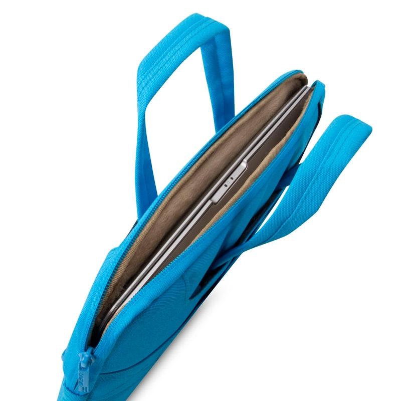 Portable 12 Laptop Bag - Single Shoulder - Blue