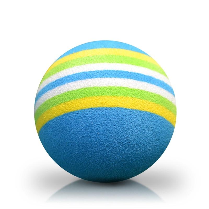 10-Pack Blue Sponge Golf Practice Balls For Indoor Use