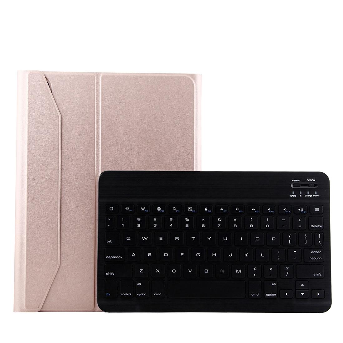Bluetooth Keyboard & Leather Tablet Case For Ipad Pro 11 - Detachable Three-Gear Magnetic Sleep Function - Blue