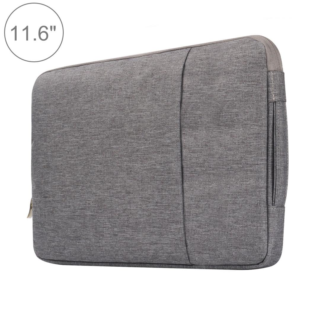 Universal Denim Laptop Case for 11.6 Notebooks - Portable and Stylish - Fits Macbook Air - 32.2x21.8x2cm - Purple