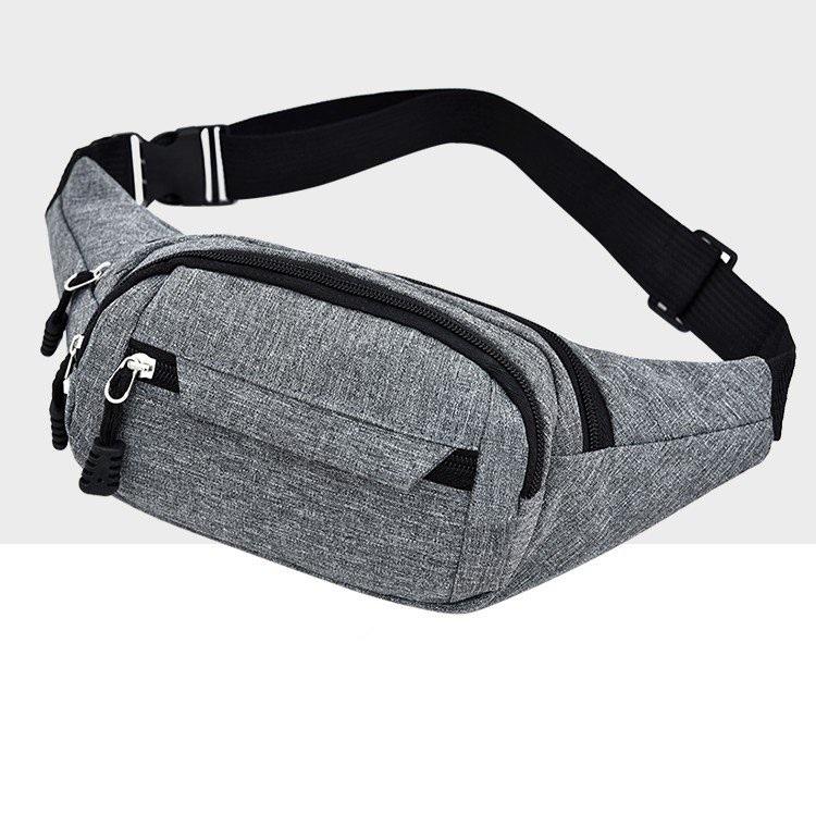 Waterproof Multi Pocket Chest Bag For Sports - Purple
