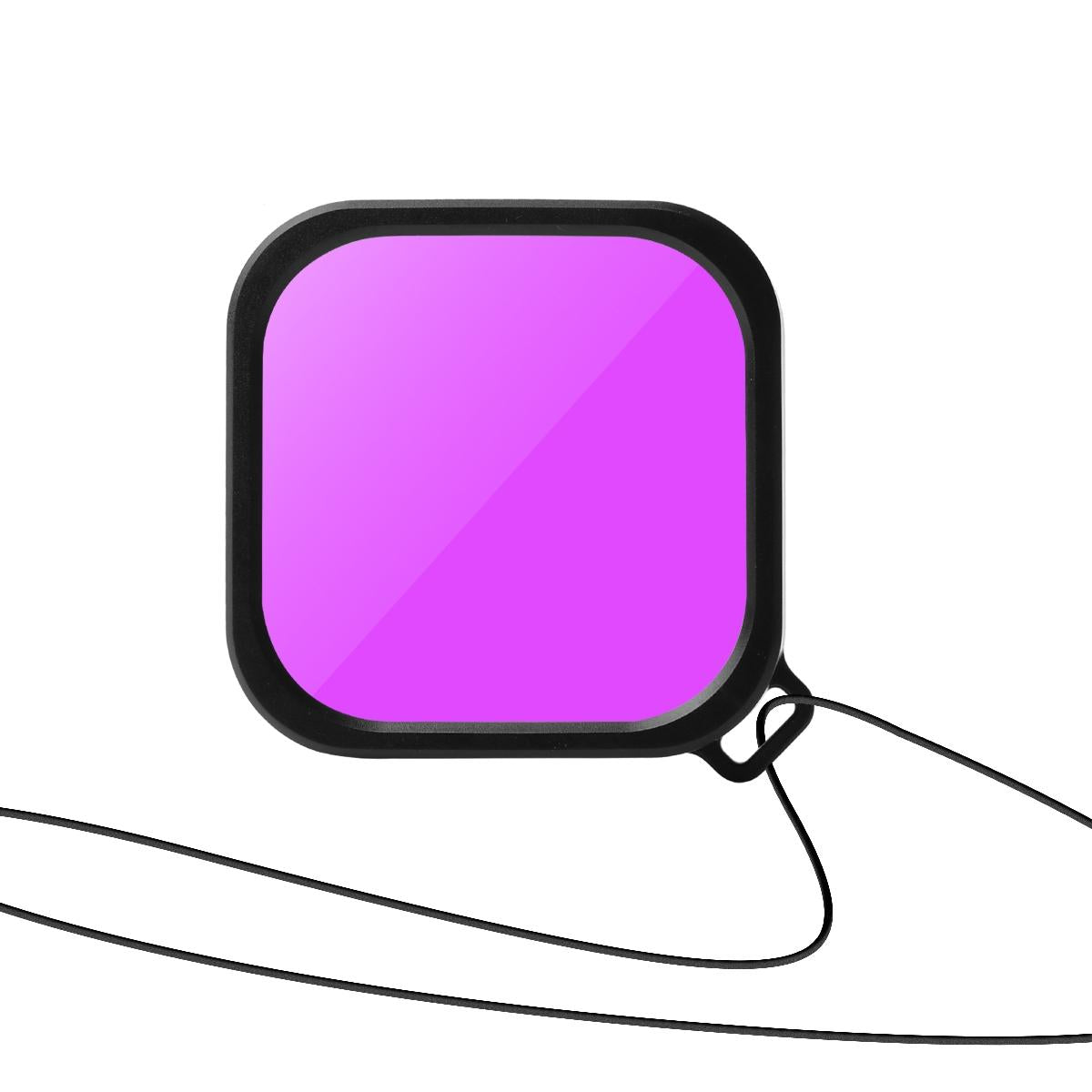 Waterproof Touch Case with Colour Lens Filter for Gopro Hero10 / Hero9 - Purple