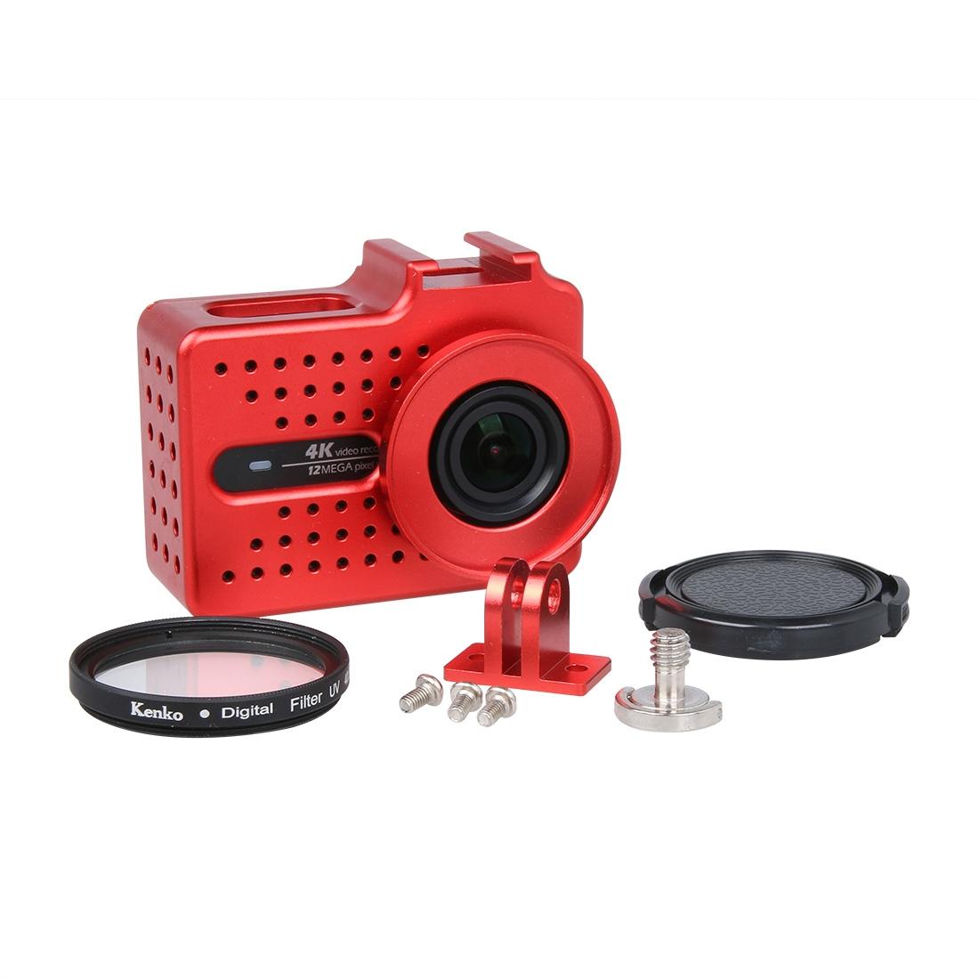 Aluminum Housing with Uv Filter for Xiaomi Xiaoyi Yi Ii 4k Camera