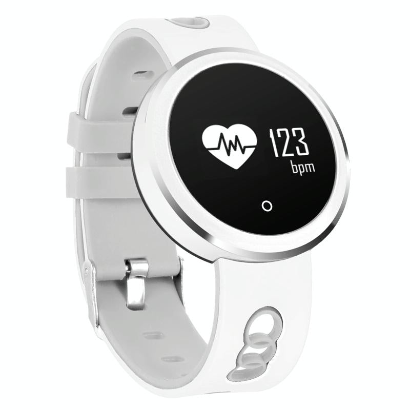 0.95 Inch Hd Oled Screen Display Bluetooth Smart Bracelet Ip68 Waterproof Support Pedometer / Sedentary Reminder / Heart Rate Monitor / Sleep Monitor Compatible With Android And Ios Phones - Red
