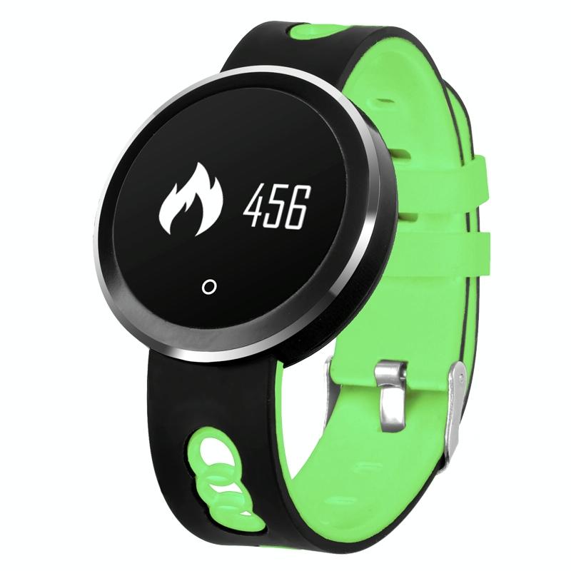 0.95 Inch Hd Oled Screen Display Bluetooth Smart Bracelet Ip68 Waterproof Support Pedometer / Sedentary Reminder / Heart Rate Monitor / Sleep Monitor Compatible With Android And Ios Phones - Red