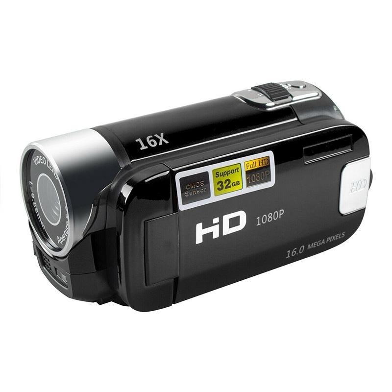 16Mp Hd Digital Camera With 16X Zoom For Home And Travel - Red