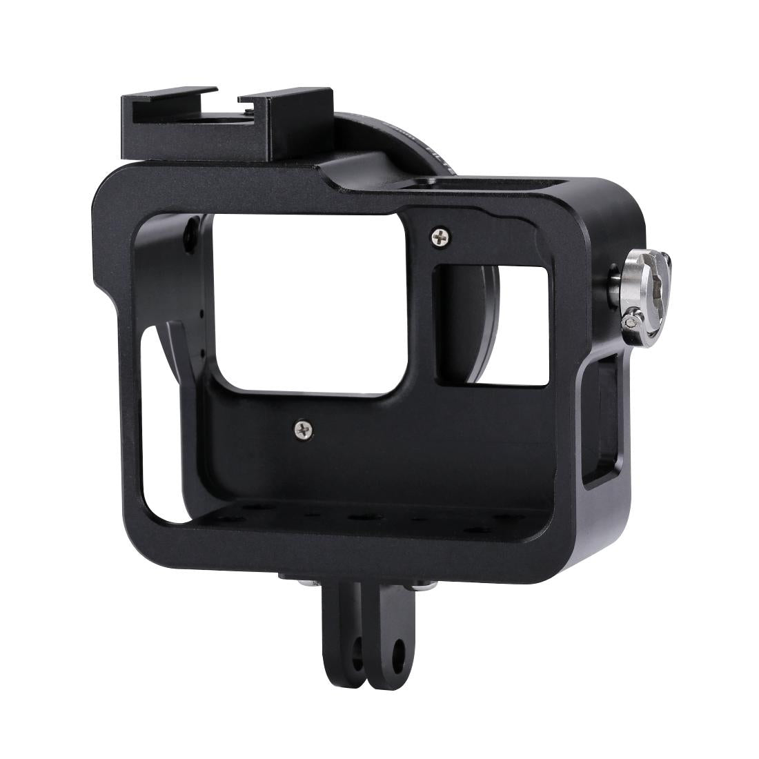 Aluminum Protective Cage With Uv Lens For Gopro Hero 2018 / 7 / 6 / 5 - 52Mm