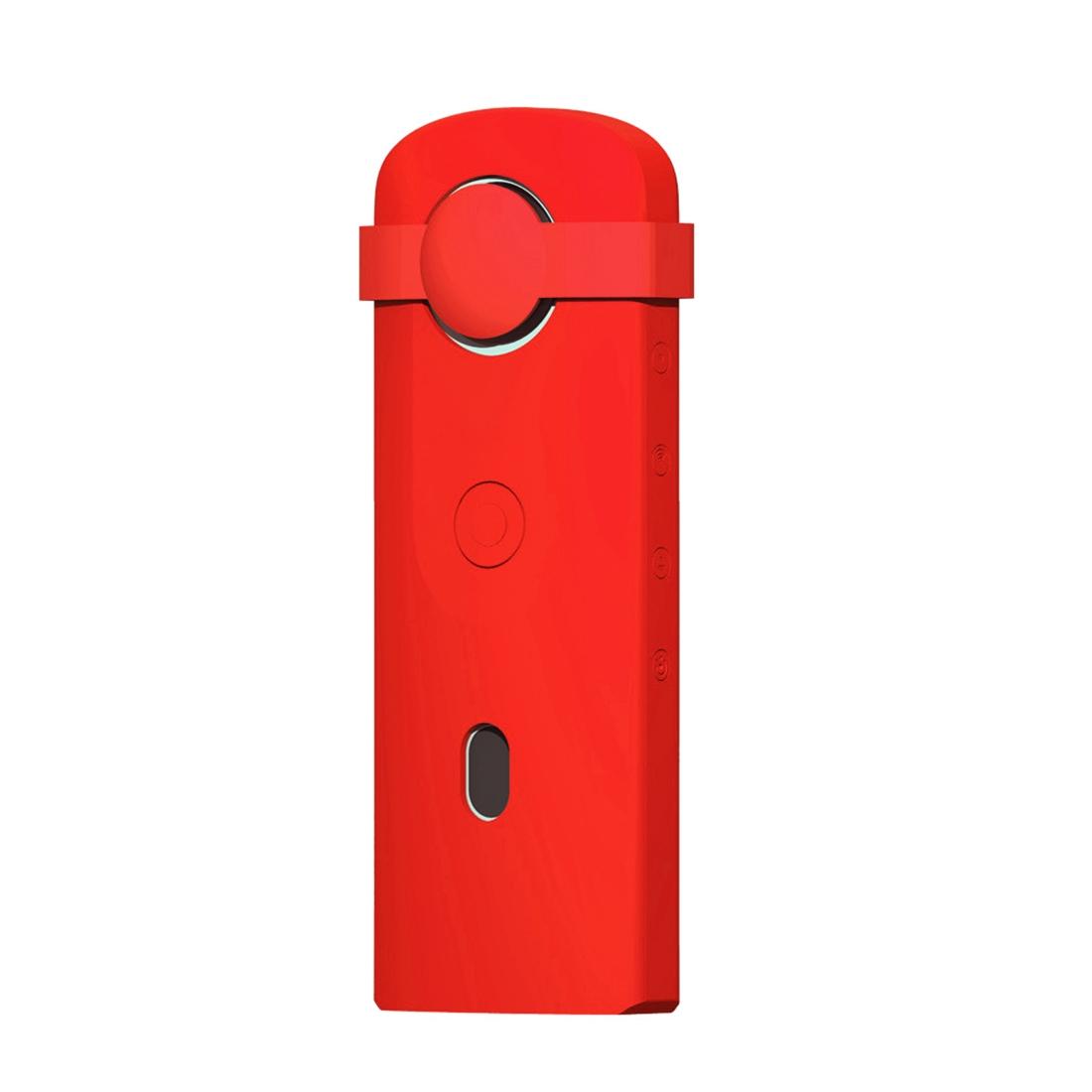 360 Camera Silicone Case with Lens Cover for Ricoh Theta Sc2 - Red
