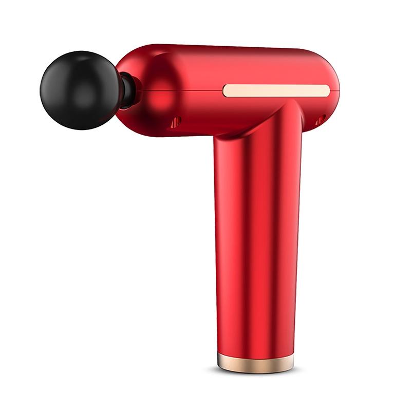 Adjustable Mini Electric Massage Gun With Usb Charging And Three-Speed Vibration