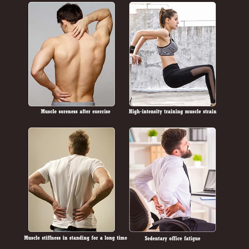 Adjustable Mini Electric Massage Gun With Usb Charging And Three-Speed Vibration