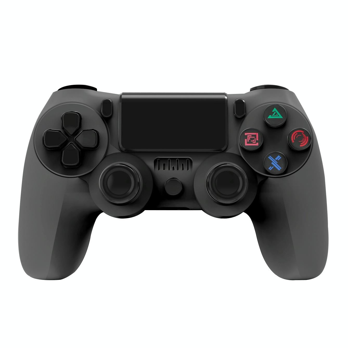 Wireless Bluetooth Game Controller for Ps4 with Dual Vibration and Light Strip - Star Red