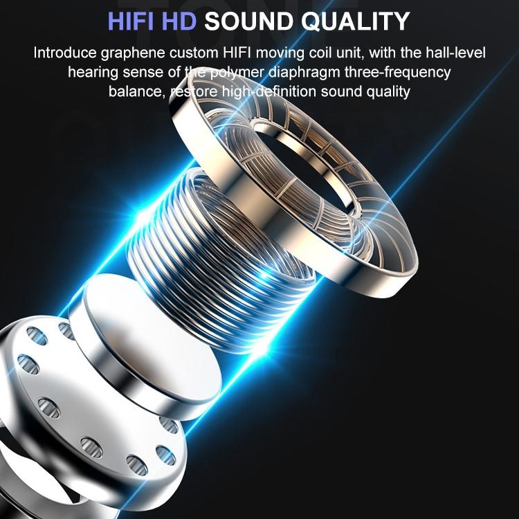 Mini Wireless Bluetooth Earphone with Charging Box - M-b8 - Silver