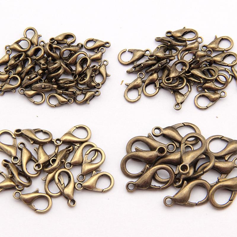12Mm High Quality Alloy Lobster Claw For Diy Jewelry - Silver
