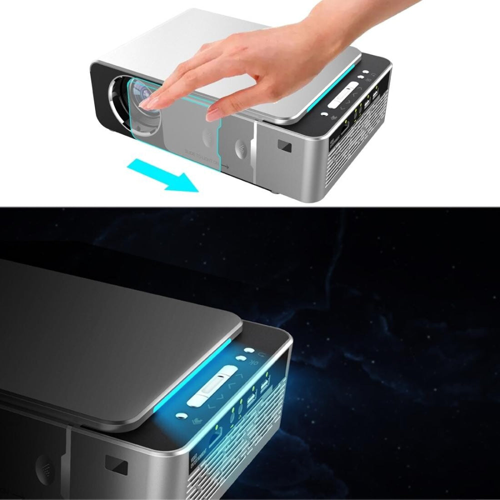 1080P Lcd Mini Theater Projector - 3500 Lumens - Silver