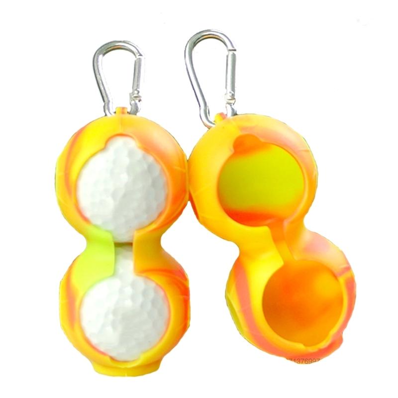 2-Pack Golf Silicone Double-Ball Protection Sleeves - Colour