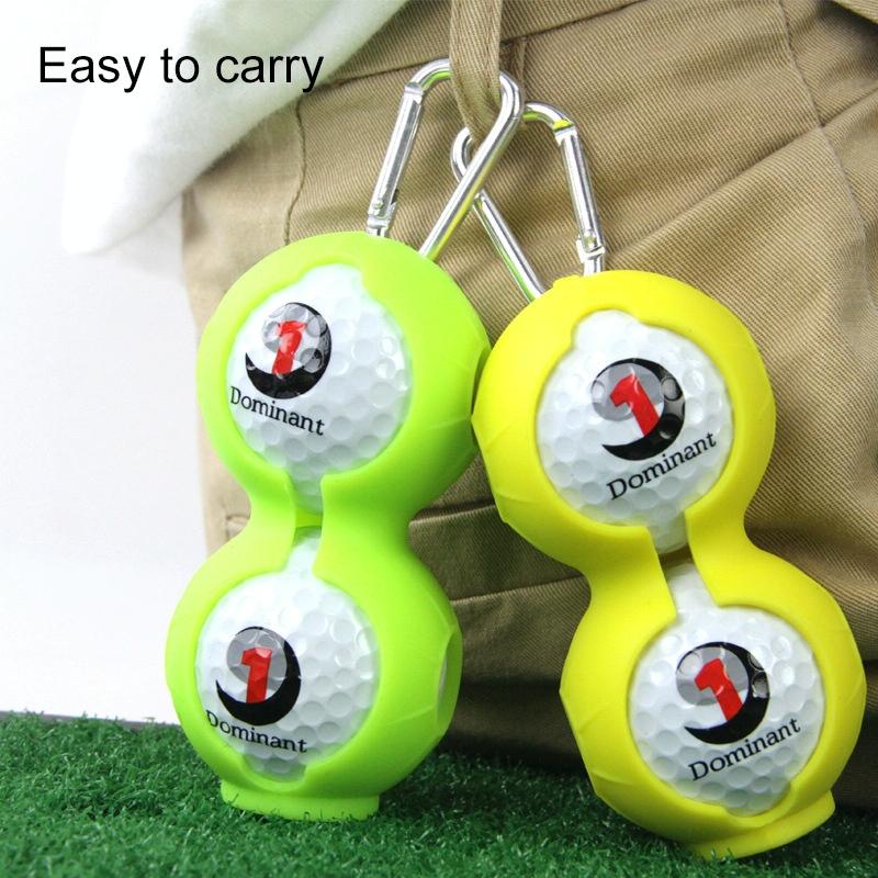 2-Pack Golf Silicone Double-Ball Protection Sleeves - Colour